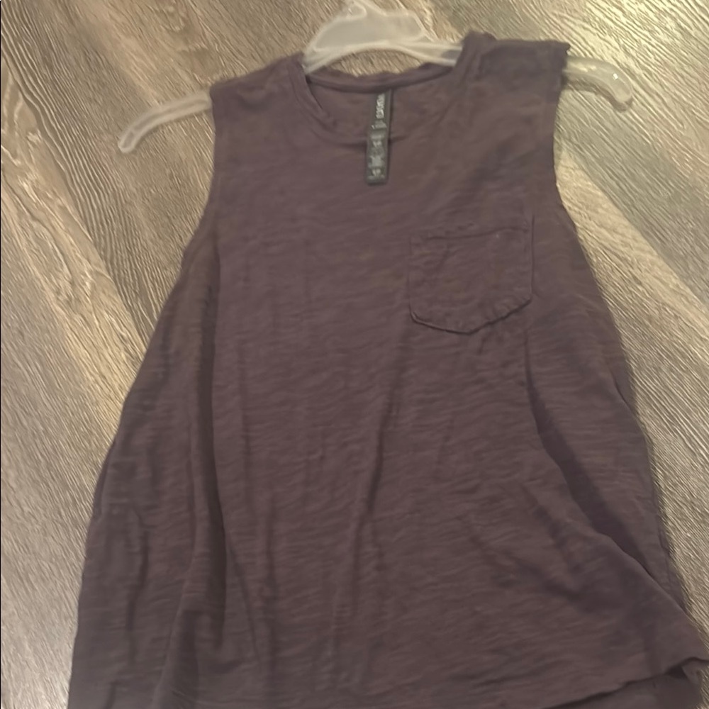 Vuori Brown Muscle Tee Relaxed Sleeveless